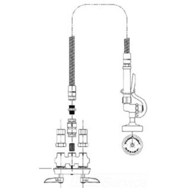 Click here to see T&S Brass B-0519 T&S Brass B-0519 Concealed Mixing Faucet