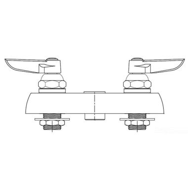 Click here to see T&S Brass B-0534 T&S Brass B-0534 Concealed Mixing Faucet