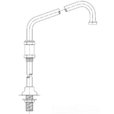 Click here to see T&S Brass B-0542 T&S BRASS B-0542 ELEVATED SWING NOZZLE, 12
