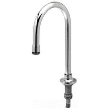 Click here to see T&S Brass B-0545-F10 T&S BRASS B-0545-F10 SWIVEL GOOSENECK, PLAIN END OUTLET, FLOW CONTROL, GPM .90, 5-11/16