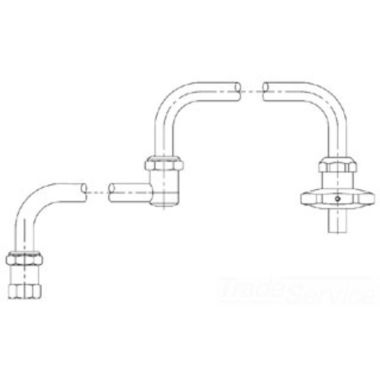 Click here to see T&S Brass B-0584 T&S Brass B-0584 Pot Filler, Deck Mount, 24