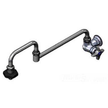 Click here to see T&S Brass B-0592-CR T&S Brass B-0592-CR Pot Filler, Wall Mount, Single Control, Cerama, 18