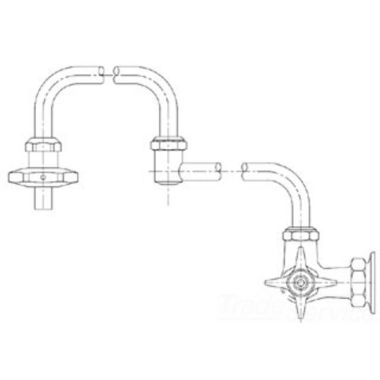 Click here to see T&S Brass B-0592-LF20 T&S BRASS B-0592-LF20 SINGLE TEMP.WALL MOUNT FCT,2.0 GPM FLOW CONTROL,18