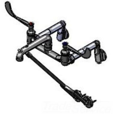 Click here to see T&S Brass B-0650-02 T&S Brass B-0650-02 Service Sink Faucet, Adjustable Centers, 6