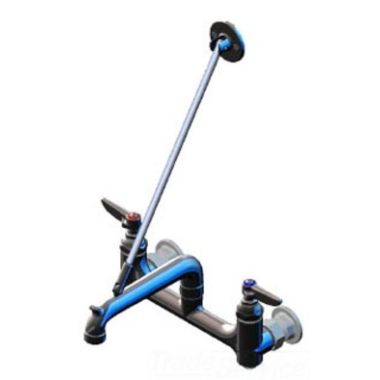 Click here to see T&S Brass B-0660-BSTR T&S Brass B-0660-BSTR Wall Mount Service Sink Faucet, Built-In Stops