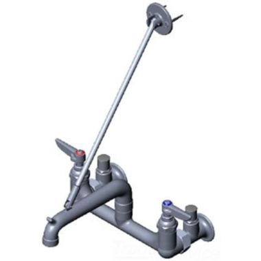 Click here to see T&S Brass B-0661-RGH T&S Brass B-0661-RGH Wall Mount Service Sink Faucet, 8