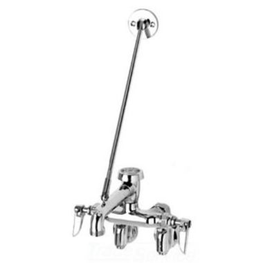 Click here to see T&S Brass B-0667-POLM T&S Brass B-0667-POLM Wall Mount Service Sink Faucet, Adjustable Centers