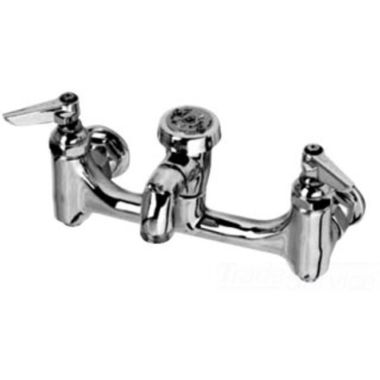 Click here to see T&S Brass B-0674-BSTRM T&S Brass B-0674-BSTRM Service Sink Faucet, Wall Mount, 8