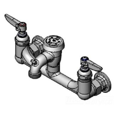 Click here to see T&S Brass B-0674-RGHM T&S Brass B-0674-RGHM Wall Mount Service Sink Faucet, 8