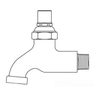 Click here to see T&S Brass B-0703-124A T&S Brass B-0703-124A Sill Faucet: 1/2