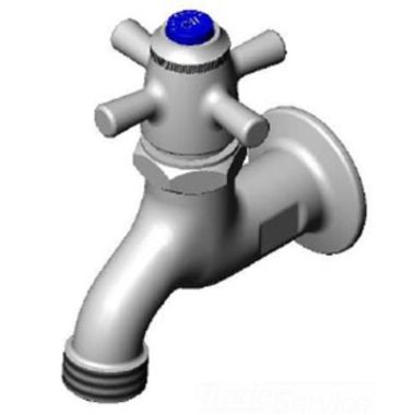 Click here to see T&S Brass B-0707 T&S BRASS B-0707 SILL FAUCET, SELF-CLOSING, 1/2
