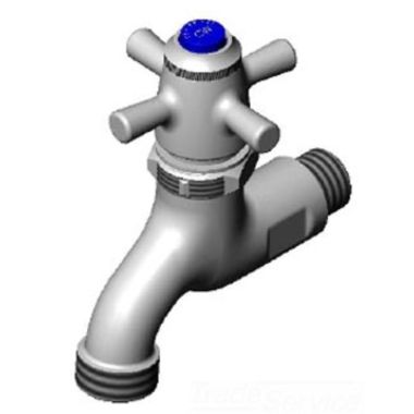 Click here to see T&S Brass B-0709 T&S BRASS B-0709 SILL FAUCET, SELF-CLOSING, 1/2