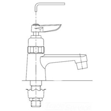 Click here to see T&S Brass B-0712-01VRS T&S Brass B-0712-01VRS Basin Faucet