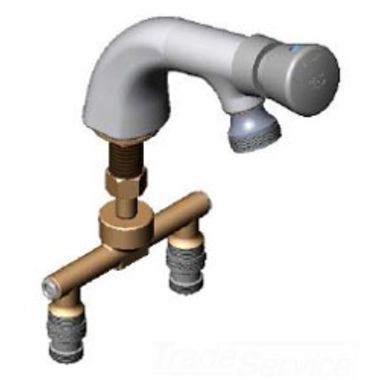Click here to see T&S Brass B-0808 T&S BRASS B-0808 METERING FAUCET, SINGLE HOLE BASE, 4