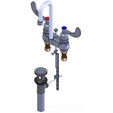 Click here to see T&S Brass B-0830-01 T&S BRASS B-0830-01 METERING FAUCET, DECK MOUNT, 4