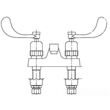 Click here to see T&S Brass B-0833-01 T&S Brass B-0833-01 Deck Mount Metering Faucet, 4