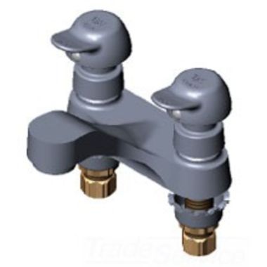 Click here to see T&S Brass B-0837-PA T&S Brass B-0837-PA Deck Mount Metering Faucet, Pivot Action Metering