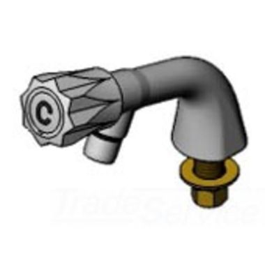 Click here to see T&S Brass B-0840 T&S BRASS B-0840 SILL FAUCET, DECK MOUNT, SINGLE TEMPERATURE CONTROL, AERATOR,