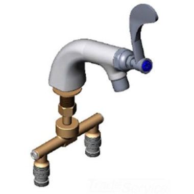 Click here to see T&S Brass B-0842 T&S BRASS B-0842 SILL FAUCET, SINGLE HOLE BASE, 4
