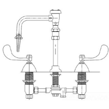 Click here to see T&S Brass B-0850-01-PV T&S Brass B-0850-01-PV Medical Faucet