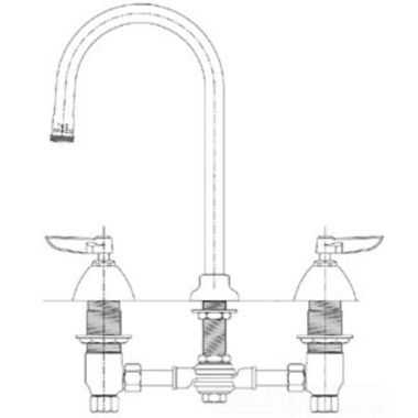 Click here to see T&S Brass B-0850-L T&S Brass B-0850-L Medical Faucet
