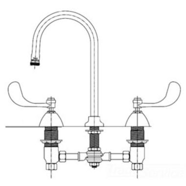 Click here to see T&S Brass B-0865-04-SJ T&S Brass B-0865-04-SJ Medical Faucet