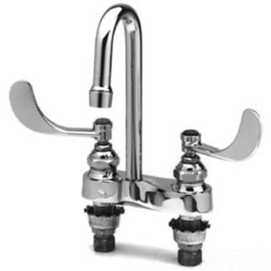 Click here to see T&S Brass B-0892-M T&S Brass B-0892-M Medical Faucet, Deck Mount, Rigid Gooseneck, Aerator, 4