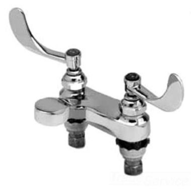 Click here to see T&S Brass B-0894-CR T&S Brass B-0894-CR Medical Faucet, Deck Mount, Cerma Cart, Wing Action Handles
