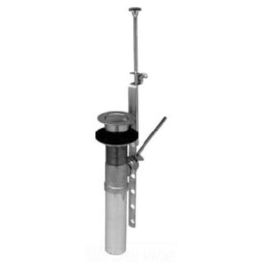 Click here to see T&S Brass B-0898 T&S BRASS B-0898 POP-UP DRAIN ASSEMBLY W/ VR STOPPER, PLATED CAST BRASS