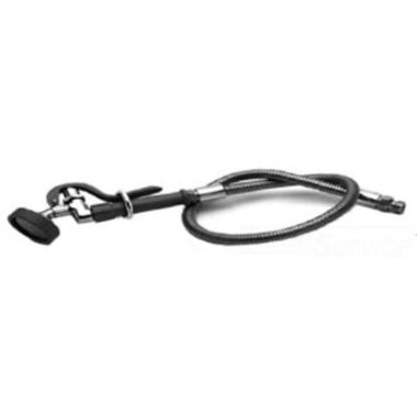 Click here to see T&S Brass B-0956 T&S BRASS B-0956 SPRAY ASSEMBLY, 3' REINFORCED RUBBER HOSE, SELF CLOSING ANGLED