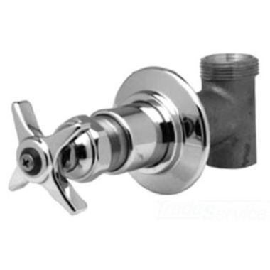 Click here to see T&S Brass B-1025-1 T&S BRASS B-1025-1 CONCEALED STRAIGHT VALVE, 1/2