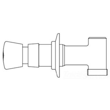 Click here to see T&S Brass B-1029-1 T&S BRASS B-1029-1 CONCEALED STRAIGHT VALVE, SLOW SELF CLOSING, VANDAL RESISTANT, COLD