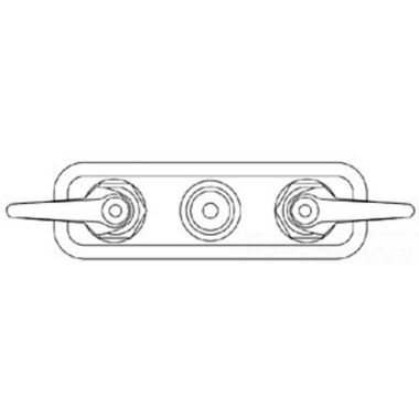 Click here to see T&S Brass B-1100-LNM T&S Brass B-1100-LNM Deck-Mount Workboard Faucet, 3-1/2