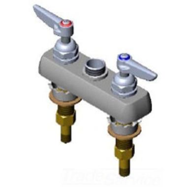 Click here to see T&S Brass B-1110-XS-LNM T&S Brass B-1110-XS-LNM Workboard Faucet, Deck Mount, 4