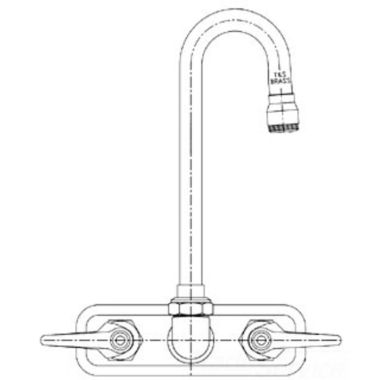 Click here to see T&S Brass B-1115-132X T&S Brass B-1115-132X Workboard Faucet