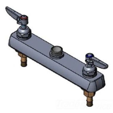 Click here to see T&S Brass B-1120-LNM T&S Brass B-1120-LNM Workboard Faucet, Deck Mount, 8