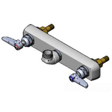 Click here to see T&S Brass B-1125-LNM T&S Brass B-1125-LNM Workboard Faucet, Wall Mount, 8