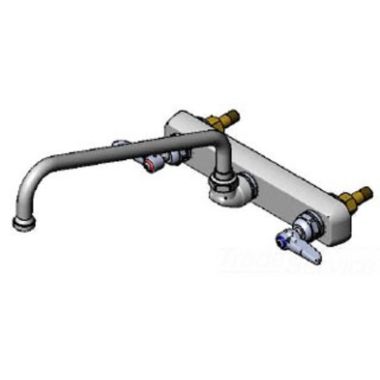 Click here to see T&S Brass B-1128-M T&S Brass B-1128-M Workboard Faucet, Wall Mount, 8
