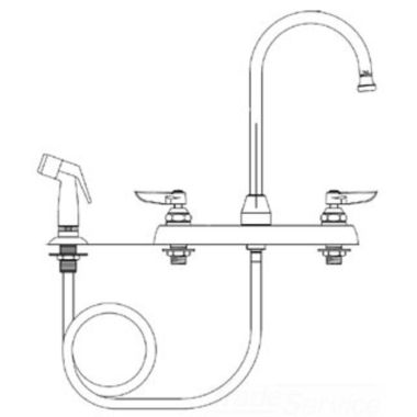 Click here to see T&S Brass B-1172-07-133X T&S Brass B-1172-07-133X Workboard Faucet