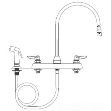 Click here to see T&S Brass B-1172-TS T&S Brass B-1172-TS Workboard Faucet