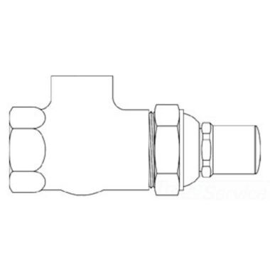 Click here to see T&S Brass B-1347 T&S BRASS B-1347 ANGLED LOOSE KEY STOP, CHROME PLATED