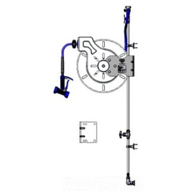Click here to see T&S Brass B-1551 T&s Brass B-1551 Hose Reel System with 3/8
