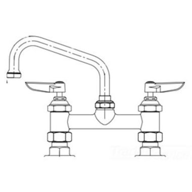 Click here to see T&S Brass B-2245 T&S BRASS B-2245 Pantry Faucet, 6