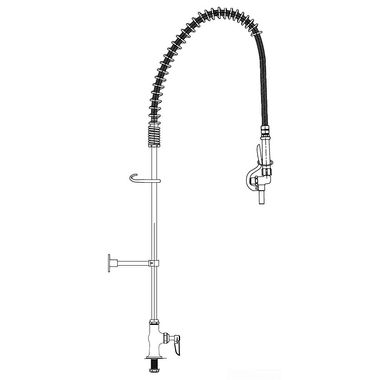 Click here to see T&S Brass B-2255-CR T&S BRASS B-2255-CR SINGLE PANTRY FILLING STATION W/ CERAMA CARTRIDGE & 002864-40