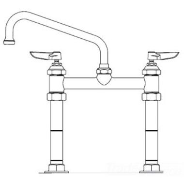 Click here to see T&S Brass B-2280-060X-ECR T&S BRASS B-2280-060X-ECR B-2280 WITH CERAMIC CARTRIDGES, 060X, AND B-0443
