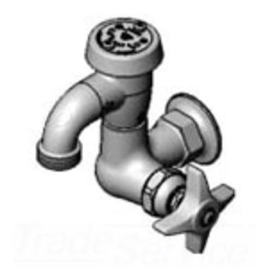 Click here to see T&S Brass B-2301 T&S BRASS B-2301 SILL FAUCET, SINGLE HOLE, VACUUM BREAKER, 3/4
