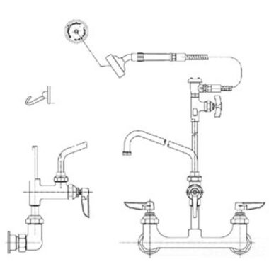 Click here to see T&S Brass B-2308 T&S Brass B-2308 8