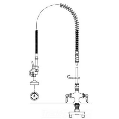 Click here to see T&S Brass B-2310 T&S Brass B-2310 Pre-Rinse Unit w/ Vacuum Breaker