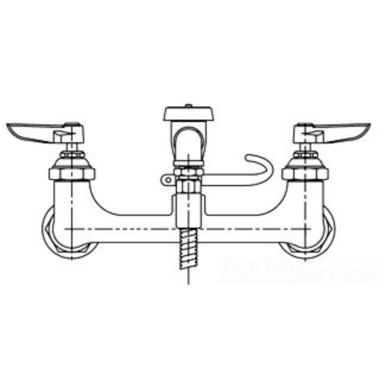 Click here to see T&S Brass B-2311 T&S BRASS B-2311 POT AND KETTLE FILLER, 8