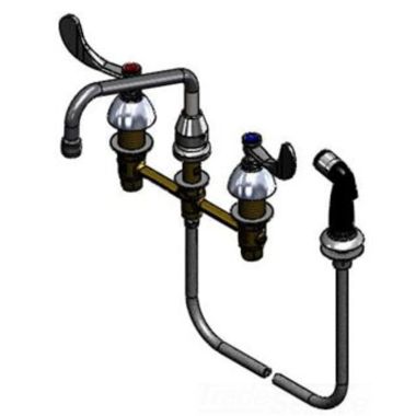 Click here to see T&S Brass B-2347-02-WH4CR T&S Brass B-2347-02-WH4CR Medical and Lavatory Faucet
